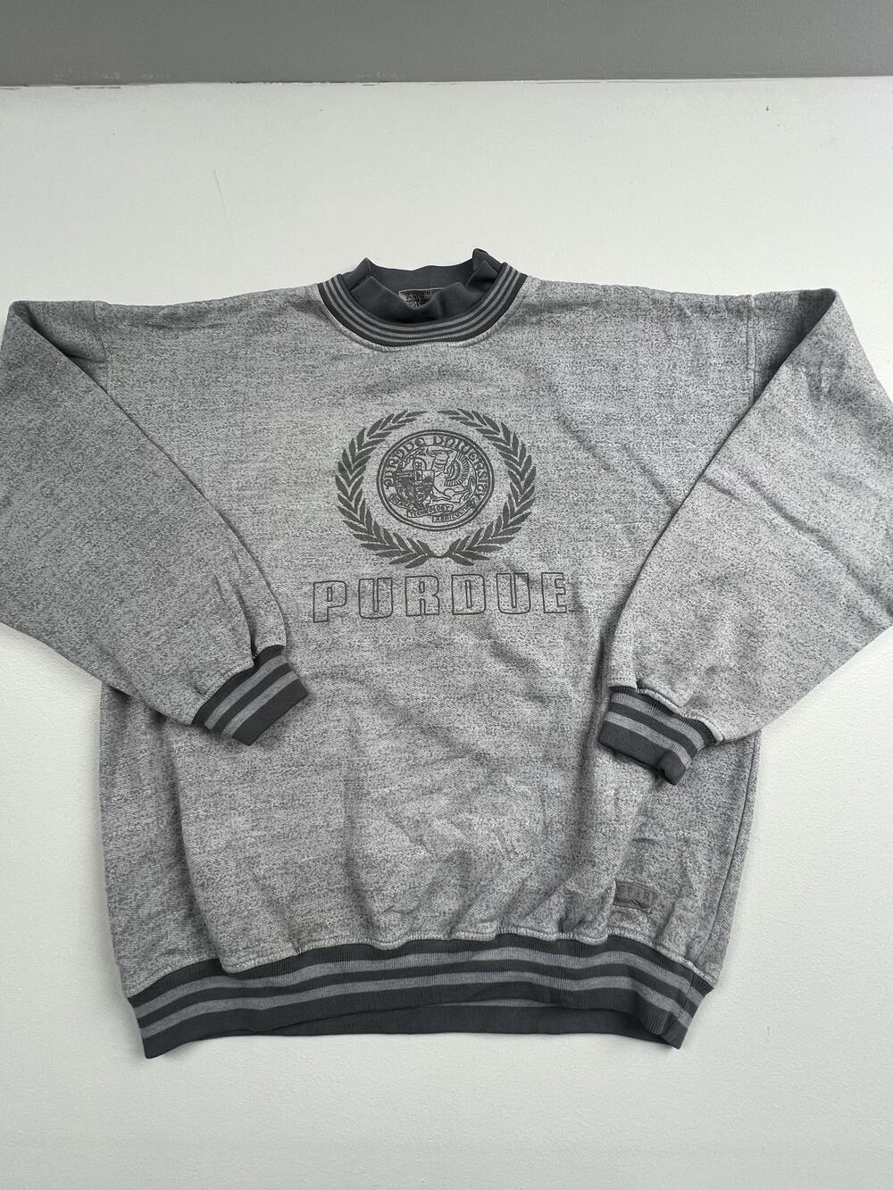 Vintage Purdue Boilermakers Sweatshirt Mens XL Gray NCAA Gear For Sports Fleece